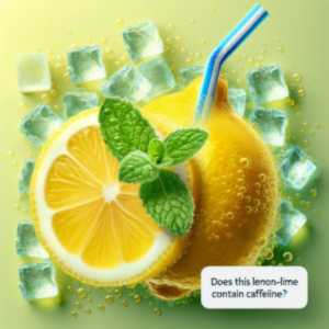 Does lemon-lime contain caffeine