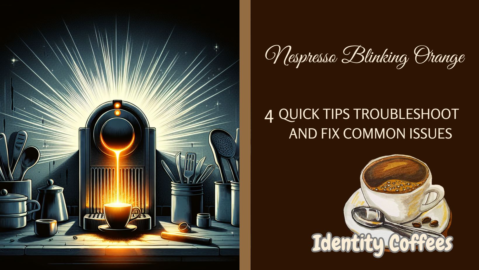 4 Quick Tips Troubleshoot Nespresso Blinking Orange issues
