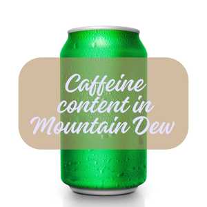 Caffeine content in mountain Few