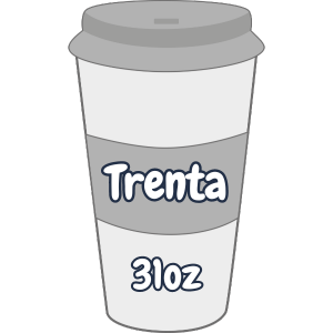 Trenta coffee cup