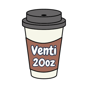 Venti coffee cup