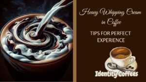 Heavy Whipping Cream in Coffee