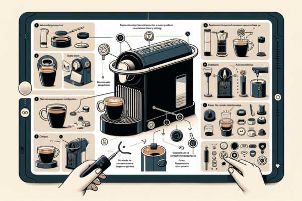 a diagram of a coffee machine